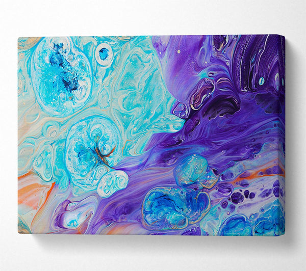 Picture of Bath bomb of colour Canvas Print Wall Art