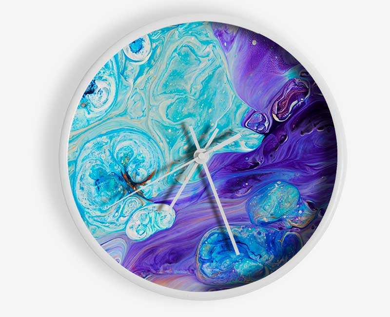 Bath bomb of colour Clock - Wallart-Direct UK