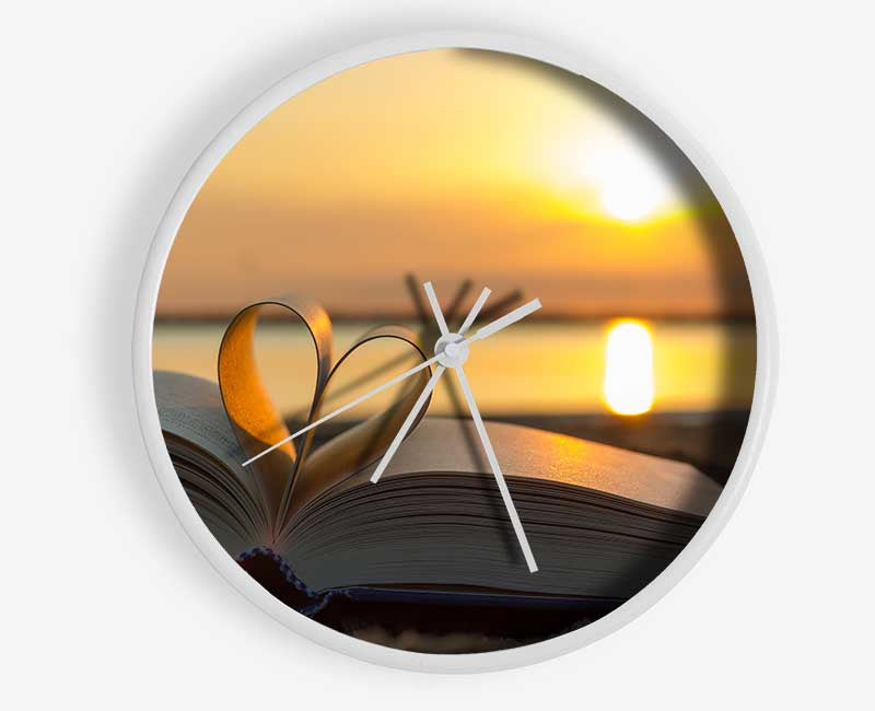 Love book Clock - Wallart-Direct UK