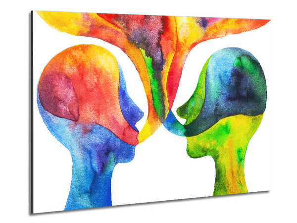 Soul connection in watercolour