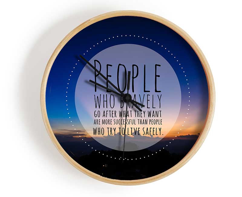 Successful people quote Clock - Wallart-Direct UK