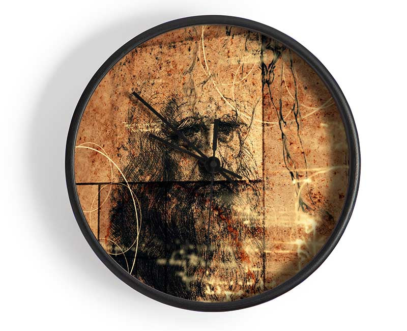 Deep in thought processes Clock - Wallart-Direct UK