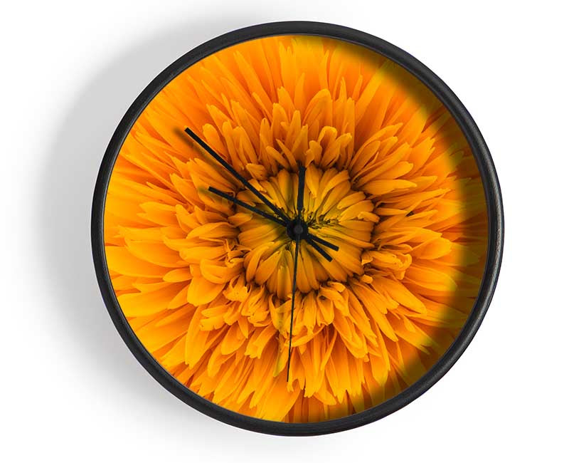 Gorgeous yellow flower delight Clock - Wallart-Direct UK