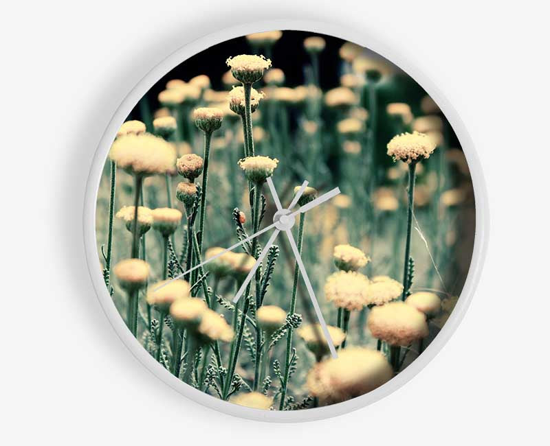 Poppy stalks Clock - Wallart-Direct UK