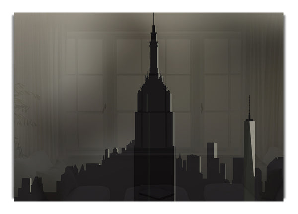 Empire state building illustration