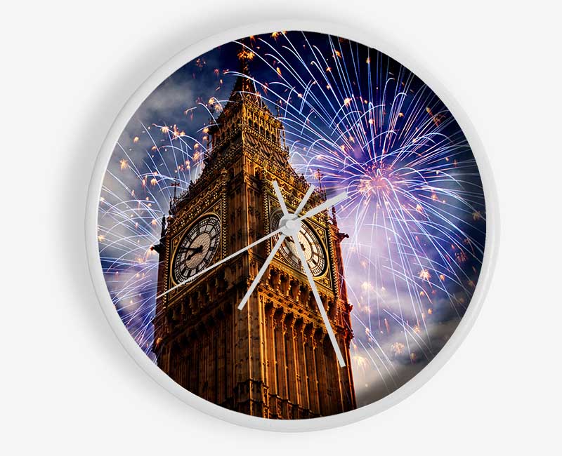 Big Ben On New Years Clock - Wallart-Direct UK