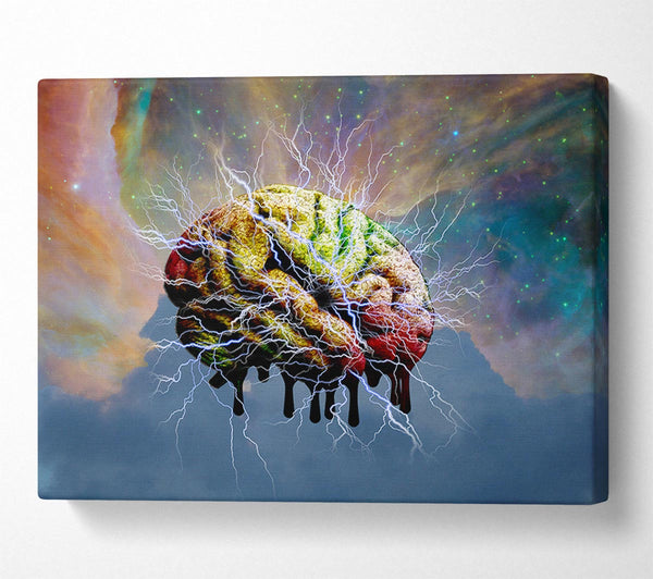 Picture of Brain Electricity Canvas Print Wall Art