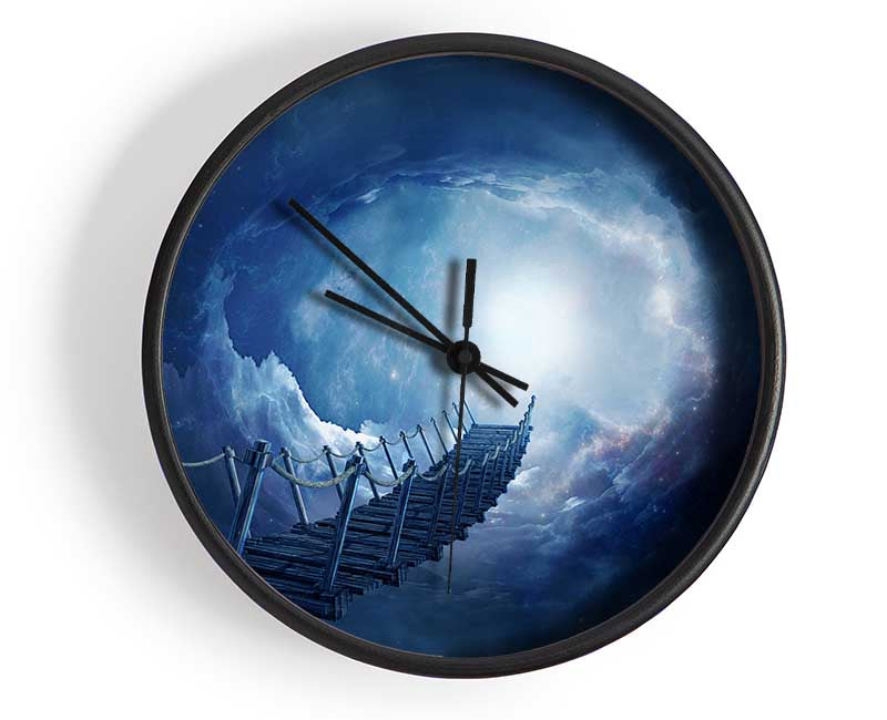 The Bridge Into The Skies Clock - Wallart-Direct UK