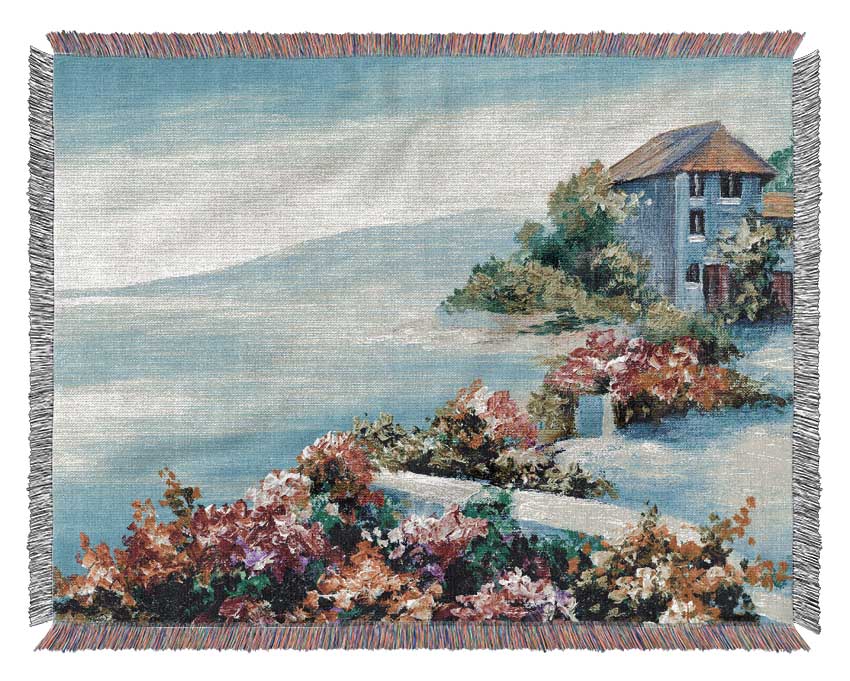 Mediterranean Sunshine Home Woven Blanket