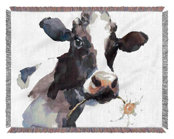 Daisy The Cow Woven Blanket