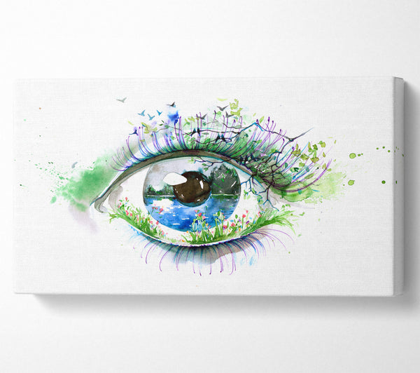 Aquarell Natur Auge 