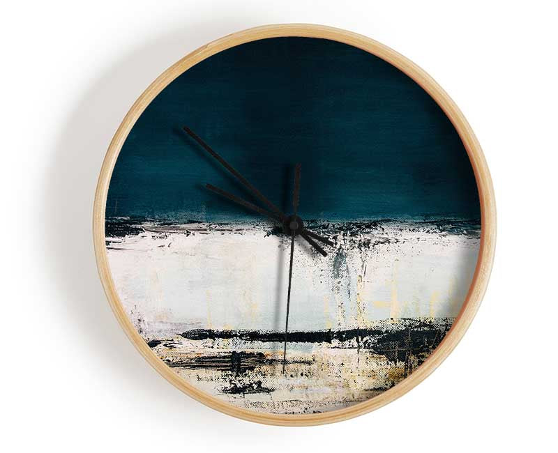 Two Town Distressed Clock - Wallart-Direct UK