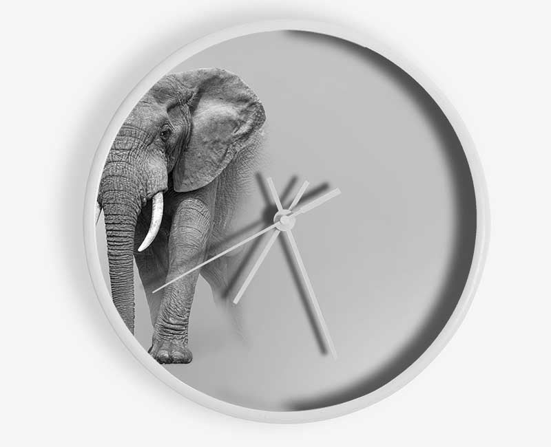 Elephant In The Mist Clock - Wallart-Direct UK