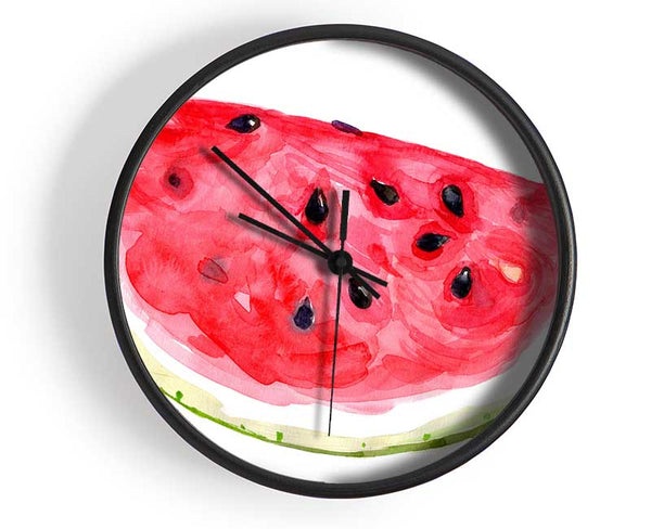 Watercolour Watermelon Clock - Wallart-Direct UK