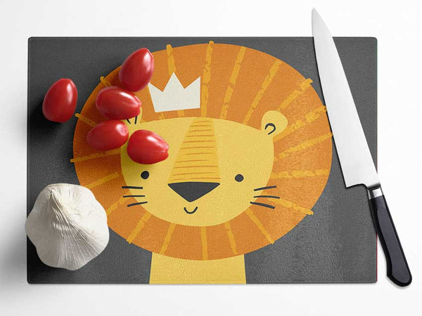 Little Lion Glass Chopping Board