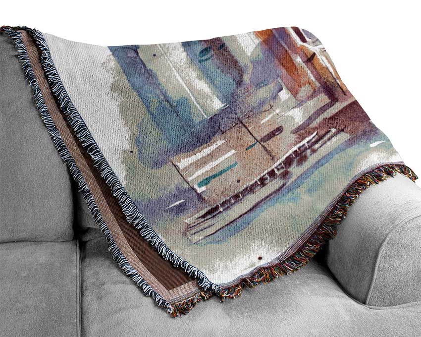 The City Harbour Woven Blanket