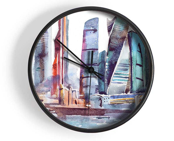 The City Harbour Clock - Wallart-Direct UK