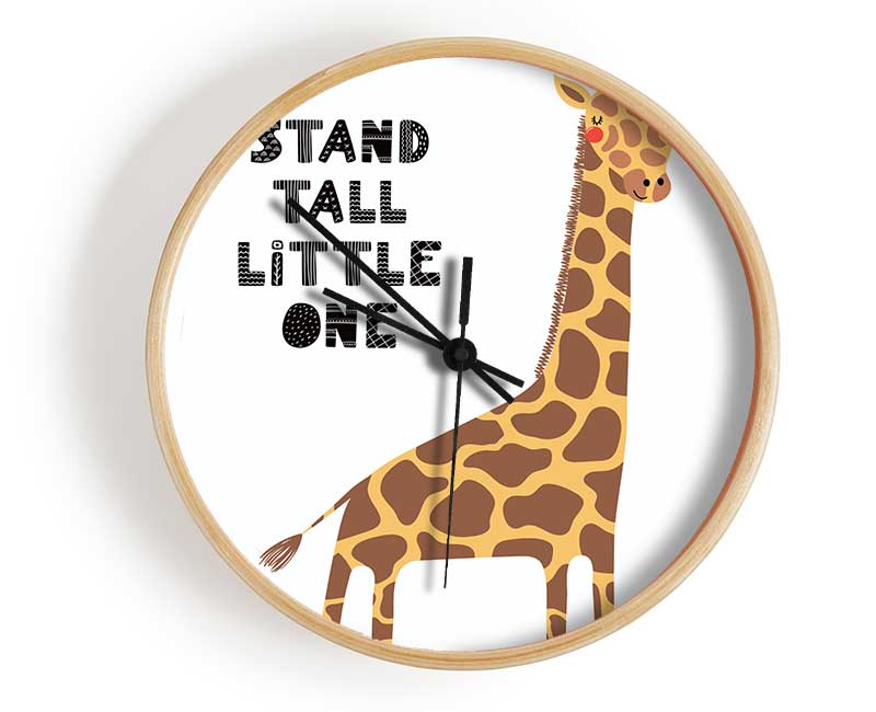 Stand Tall Little One Giraffe Clock - Wallart-Direct UK