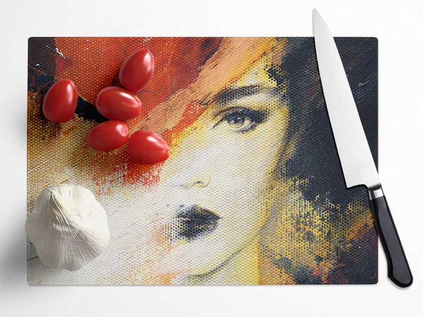 Striking Face Glass Chopping Board