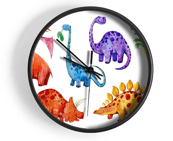 Dinosaur Assortment Clock - Wallart-Direct UK