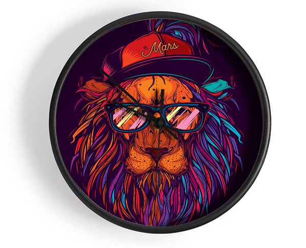 Lion Sunglasses Clock - Wallart-Direct UK