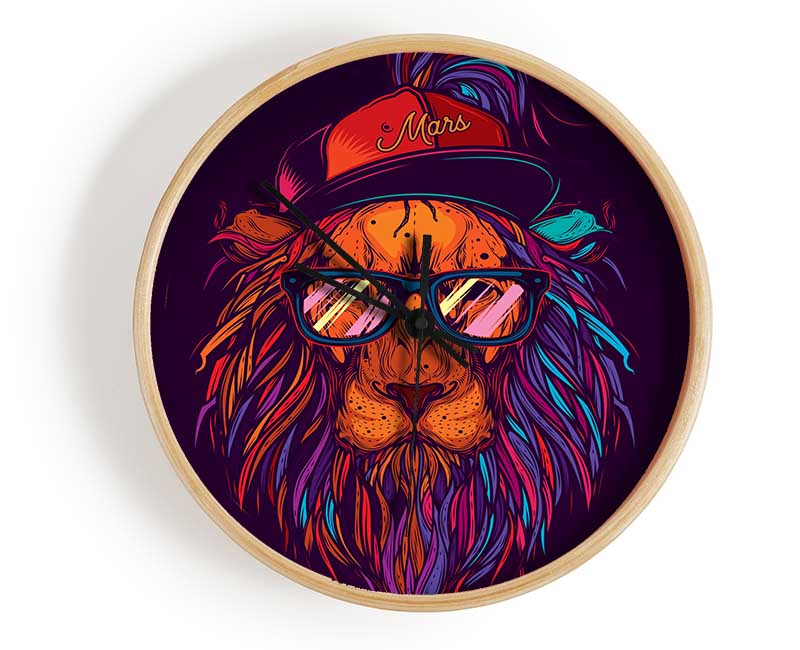 Lion Sunglasses Clock - Wallart-Direct UK