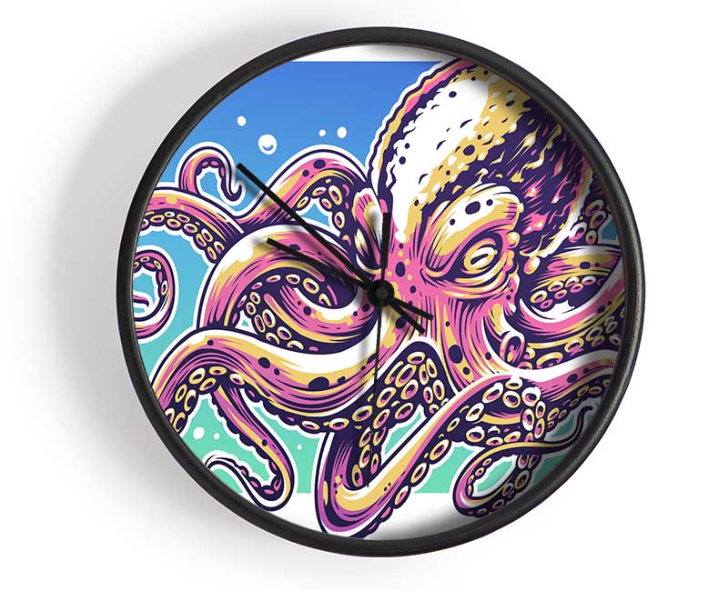 Scary Octopus Clock - Wallart-Direct UK