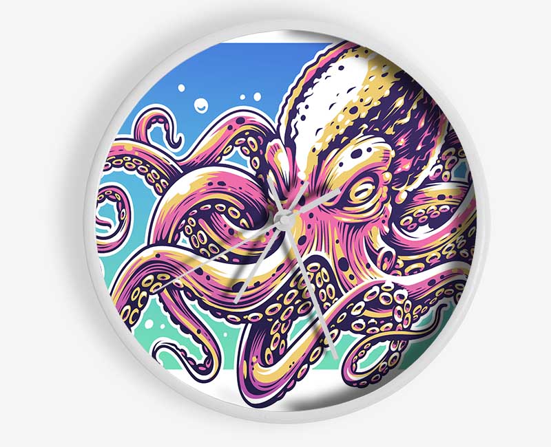 Scary Octopus Clock - Wallart-Direct UK