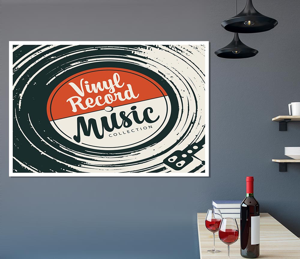 Vinyl Record Music Print Poster Wall Art