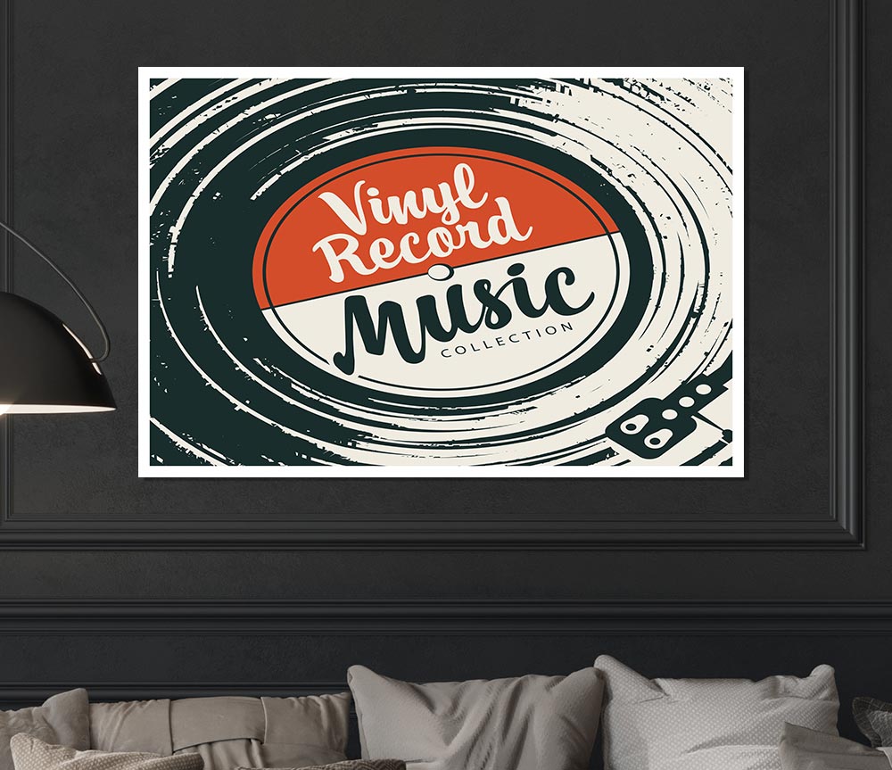 Vinyl Record Music Print Poster Wall Art