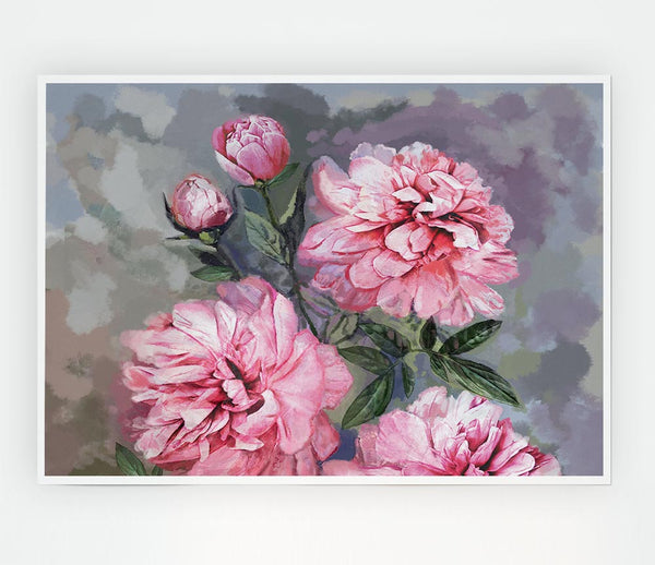 The Pink Carnation Print Poster Wall Art