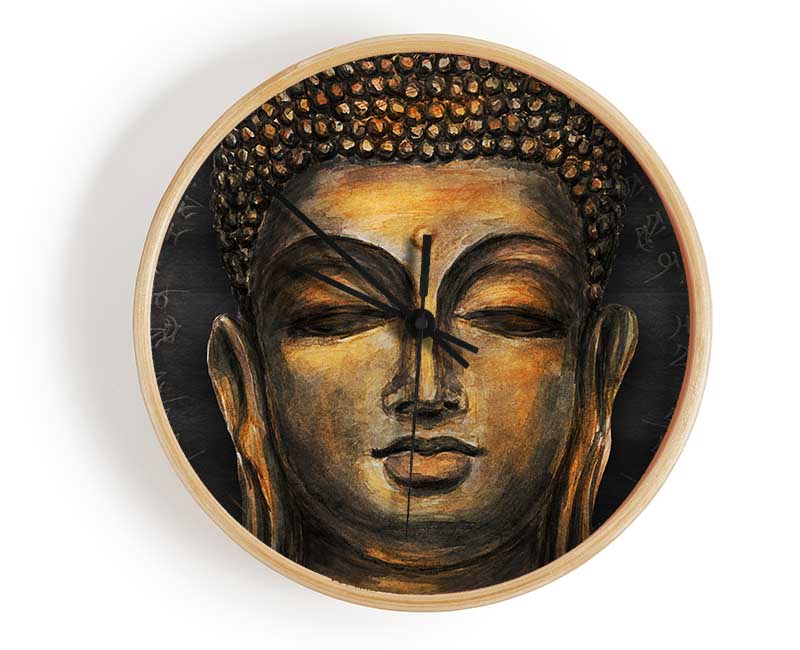 Serenity Buddha Clock - Wallart-Direct UK