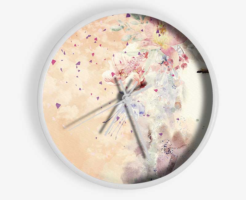 Flowers In Her Hair Clock - Wallart-Direct UK