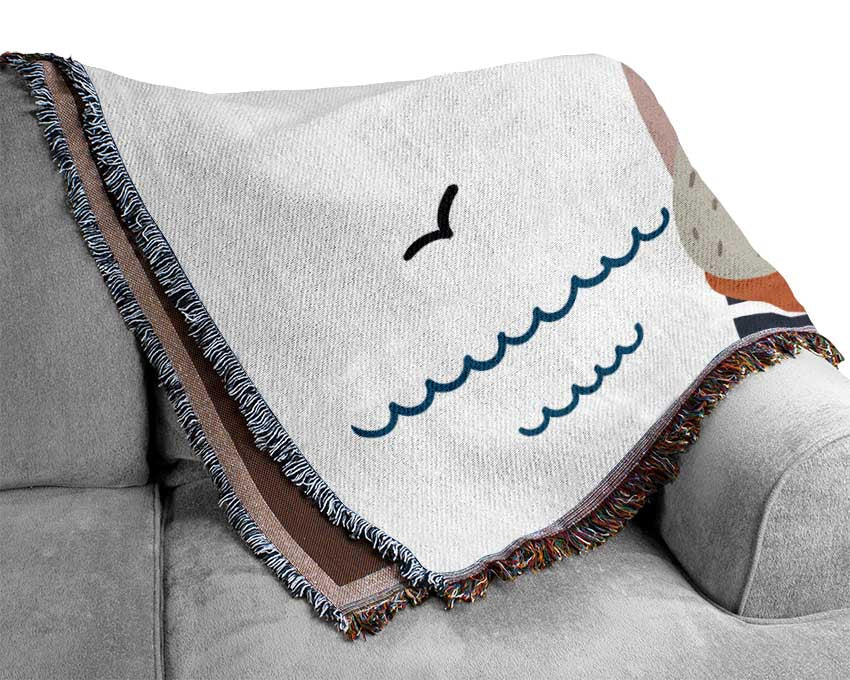 Ahoy Walrus Woven Blanket