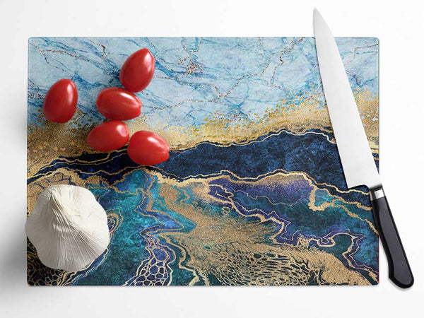 The Marble Road Glass Chopping Board