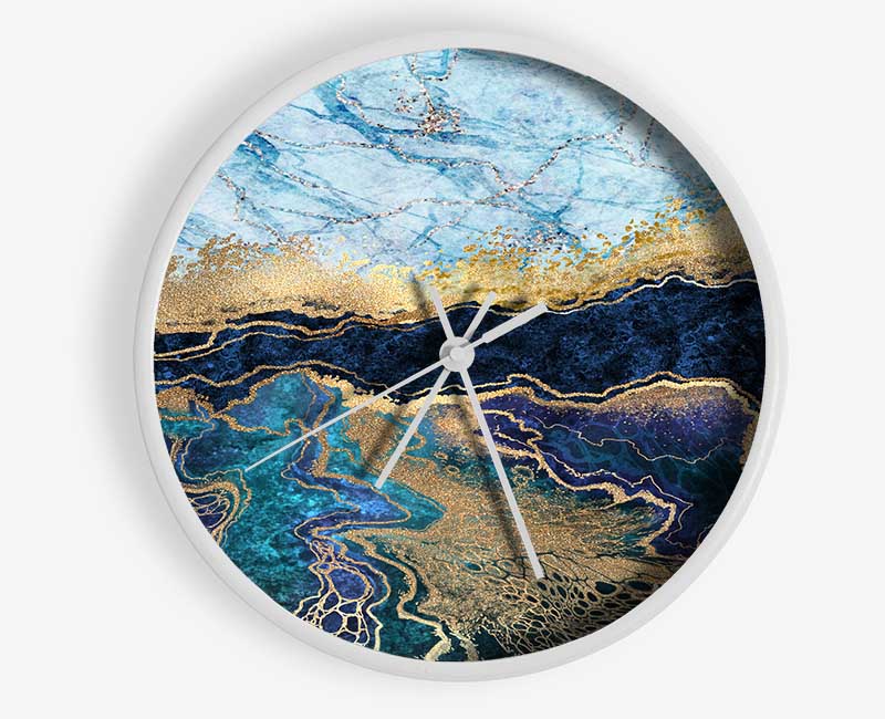 The Marble Road Clock - Wallart-Direct UK