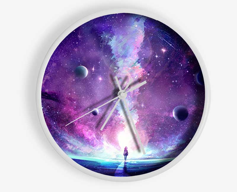 The Space Corridor Clock - Wallart-Direct UK