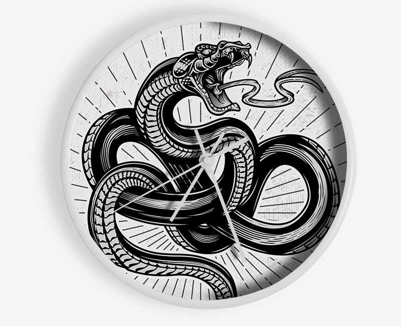 Tattoo Snake Clock - Wallart-Direct UK