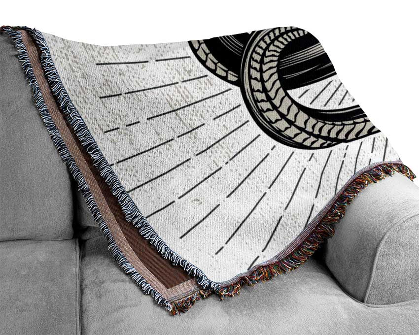 Tattoo Snake Woven Blanket