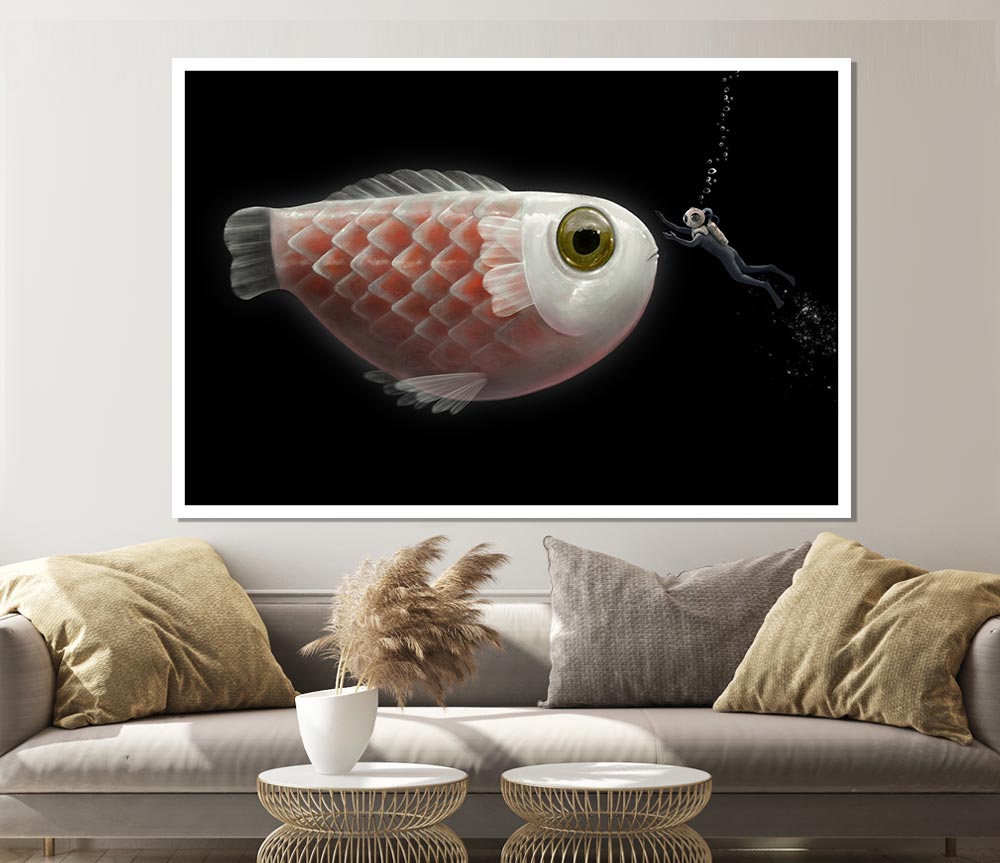 The Giant Fish Print Poster Wall Art