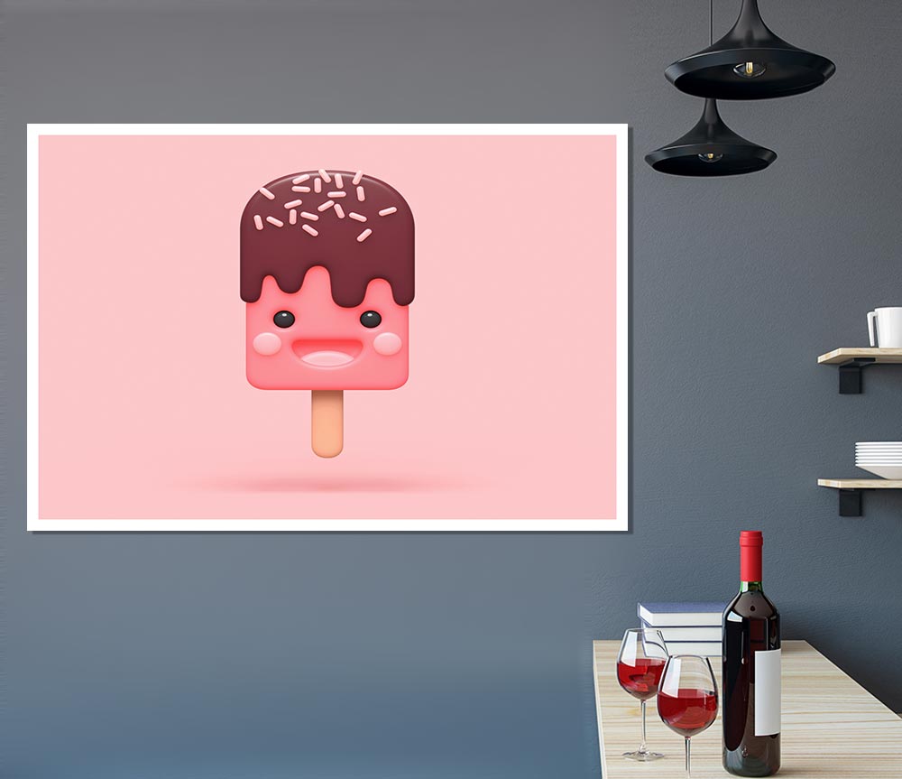 Chocolate Pop Print Poster Wall Art