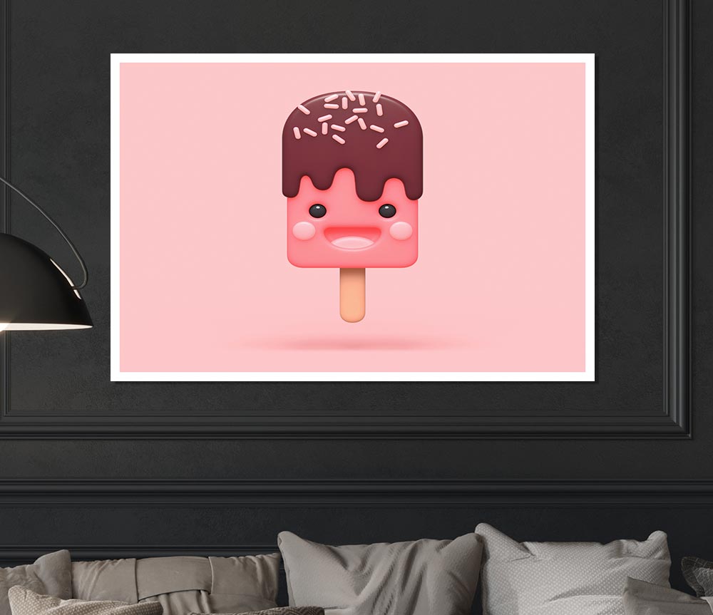 Chocolate Pop Print Poster Wall Art