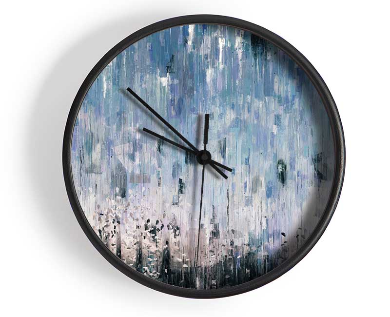 The Abstract Rain Clock - Wallart-Direct UK