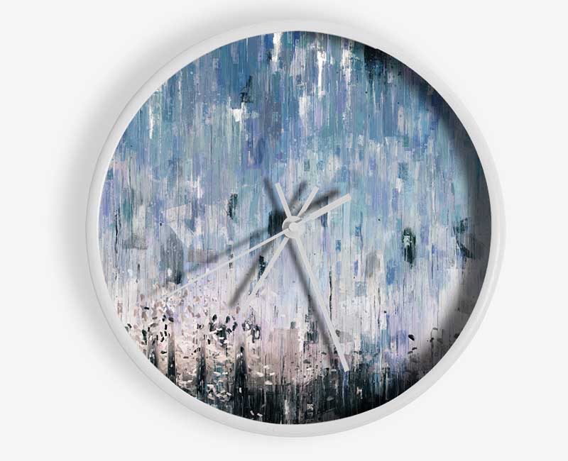 The Abstract Rain Clock - Wallart-Direct UK