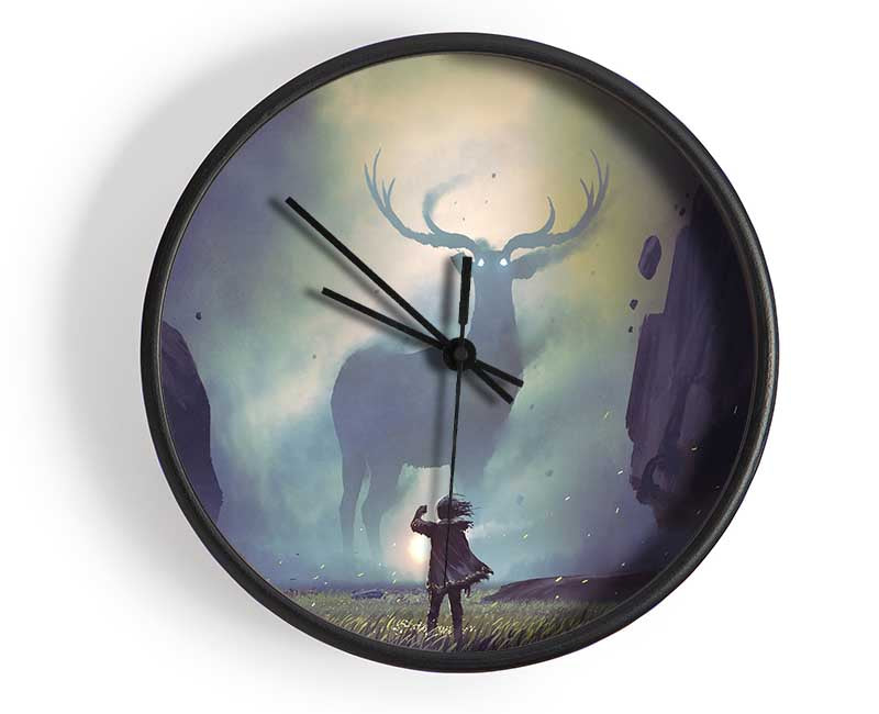 The Giant Stag Clock - Wallart-Direct UK