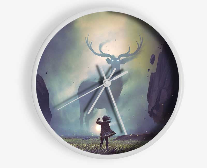 The Giant Stag Clock - Wallart-Direct UK