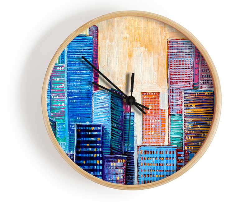 The Blues City Clock - Wallart-Direct UK