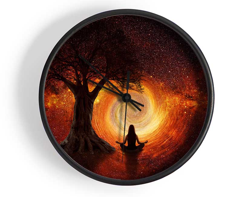 Meditation By The Tree Clock - Wallart-Direct UK