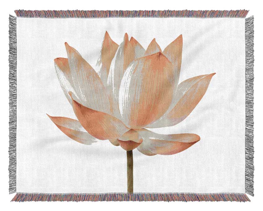 The Peach Flower Beauty Woven Blanket