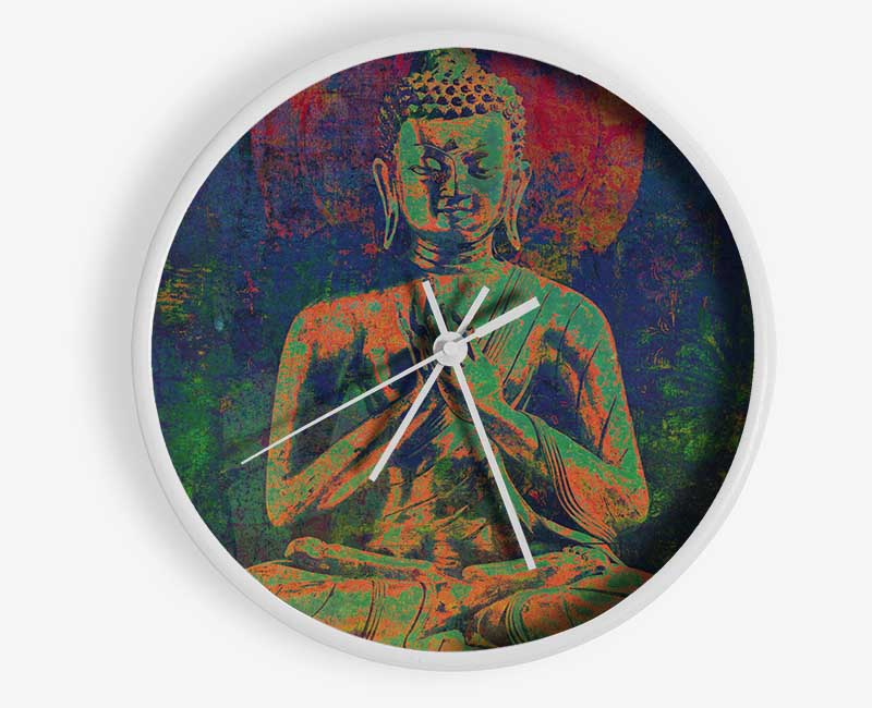 The Proud Buddha Clock - Wallart-Direct UK